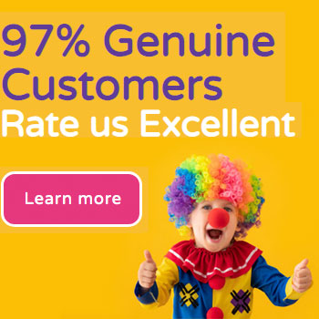 97% Genuine customers rate us excellent