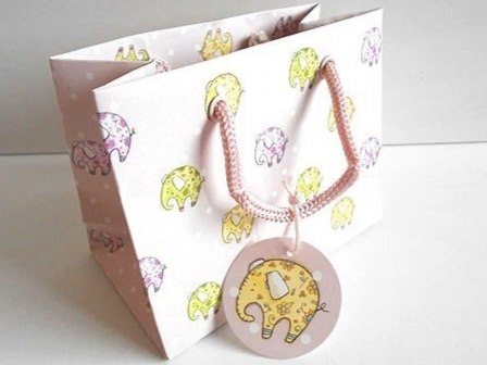Small Little Elephant Gift Bag