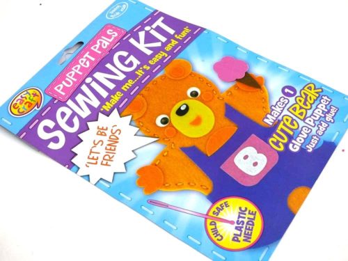 Easy Craft - Puppet Pals Sewing Kit - CUTE BEAR