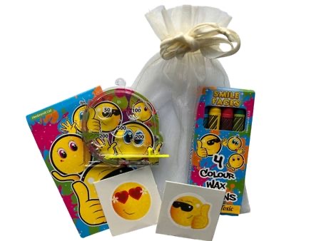 Emoji Organza Filled Party Bag
