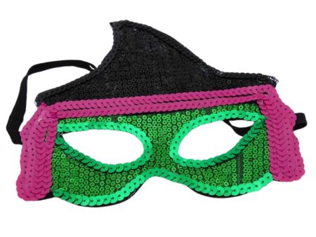 Sequin Witch Mask