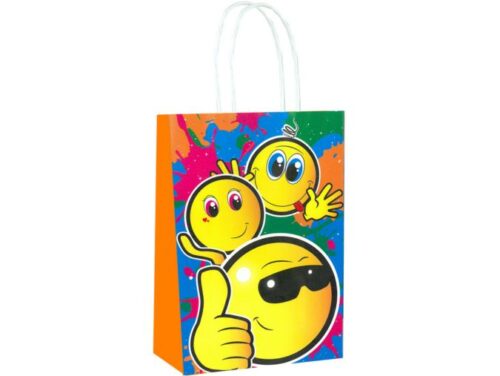 Smiley Emoji Paper Party Bag