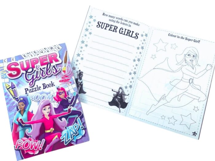 Supergirl Puzzle Book