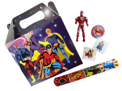 Superhero Activity Filled Box - All About Party Bags