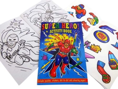 Superhero Sticker Activity Book