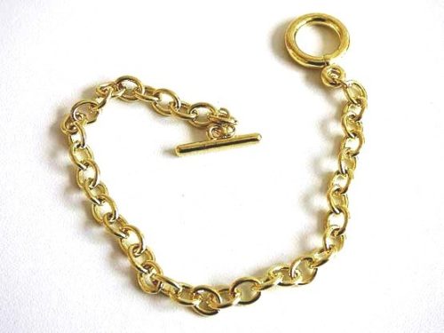 Gold Metal Link Bracelet