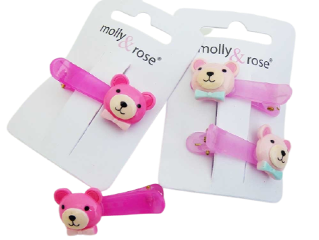 Buy JEWELZ Pair Of Cute Teddy Bear Design Hair Clips For Kids  Shoppers  Stop