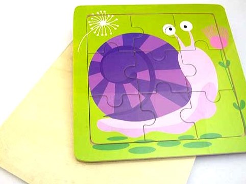 Wooden Snail Jigsaw Puzzle