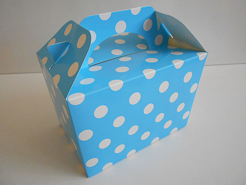 Blue Polka Dot Box